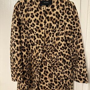 Zara Women's Leopard Print Blazer